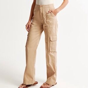 Abercrombie & Fitch Tan Cargo Pants